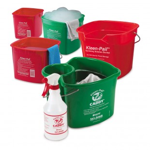 San Jamar KP196GN 6 Qt Ergonomic Bucket Green Plastic Dishwasher Safe San Jamar KP196GN 6 Qt Ergonomic Bucket Green Plastic Dishwasher Safe