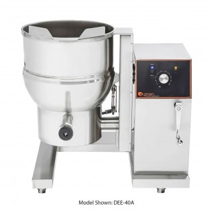 Groen DEE-40C2T 42 Inch Electric Tilting Kettle 40 Gallon Capacity 2/3 Jacket
