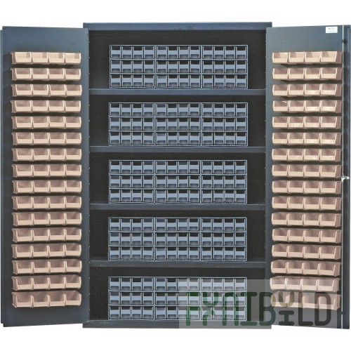 Quantum QSC-BG-QIC122CL 48 Inch Heavy-Duty Storage Cabinet 400 lb Load Capacity