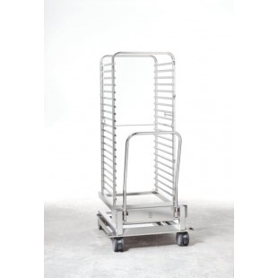 Rational 60.22.394 38 Inch Mobile Oven Rack with 15 24 Inch Pan Capacity