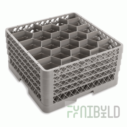 Vollrath TR11GGGGG-08 19 Inch Full Size Dishwasher Rack with 20 Compartments