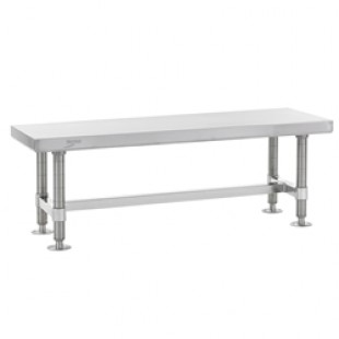 Metro GB1648S 16 Inch Stainless Steel Gowning Bench with Durable Surface