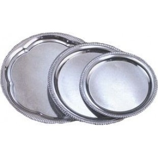 American Metalcraft STRD210 10 Inch Diameter Round Serving Tray Chrome Plated Mirror Finish American Metalcraft STRD210 10 Inch Diameter Round Serving Tray Chrome Plated Mirror Finish