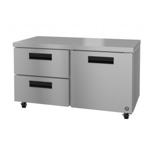 Hoshizaki UR60A-D2 60 Inch Stainless Steel Undercounter Refrigerator 17.55 cu ft