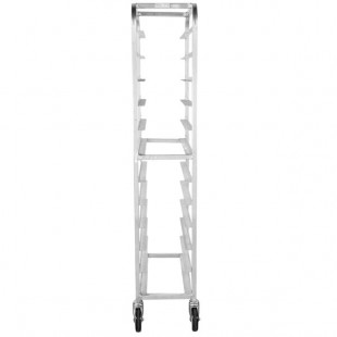Winholt AL-1012 27 Inch Width Mobile Platter Rack Aluminum with Open Sides Winholt AL-1012 27 Inch Width Mobile Platter Rack Aluminum with Open Sides
