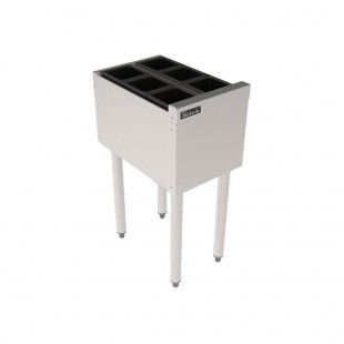 Perlick TSS6U 6 Inch Insulated Underbar Bottle Storage Bin Stainless Steel Perlick TSS6U 6 Inch Insulated Underbar Bottle Storage Bin Stainless Steel