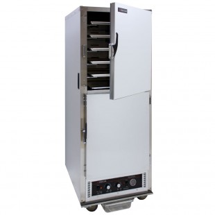 Cres Cor H135WSUA11 26 Inch Mobile Heated Cabinet with humidity Stainless Steel