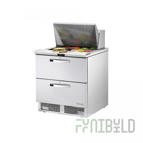 True Refrigeration TFP-32-12M-D-2~SPEC3 32 Inch Sandwich Salad Unit with Drawers