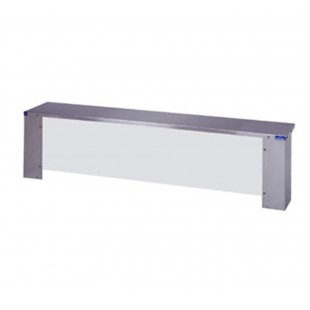 Duke 656-460-4S-D 58-3/8 Inch Double-deck Serving Shelf with Acrylic Panels Stainless Steel Duke 656-460-4S-D 58-3/8 Inch Double-deck Serving Shelf with Acrylic Panels Stainless Steel