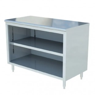 Sapphire Manufacturing SMDC-2472HL Chef Table Cabinet Base With Hinged Doors & Lock