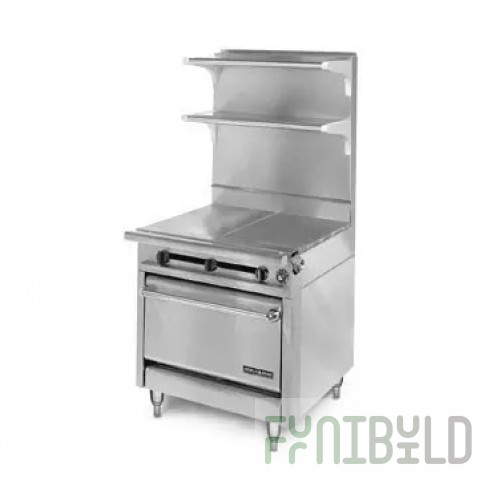 American Range HD34-23VG-2-1_LP 34 Inch Gas Range with 2 Burners 37000 BTU