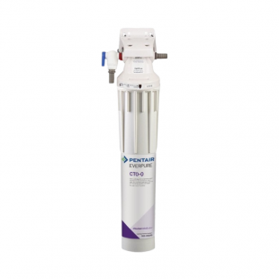 Everpure QTPT-1 6 Inch CTO-Q Cartridge Water Filter System 22,500 Gallon Capacity