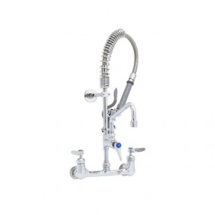 T&S Brass MPY-8WLN-08-CR EasyInstall Mini Pre-Rinse Unit Double Wall Mount