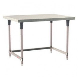 Metro TWS3648SU-304-K 48 Inch Work Table Adjustable Stainless Steel Top with Gussets Metro TWS3648SU-304-K 48 Inch Work Table Adjustable Stainless Steel Top with Gussets