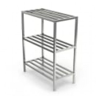 Winholt ALSCS-48-324-CM 48 Inch Cooler and Backroom Shelving Aluminum 3 Shelves
