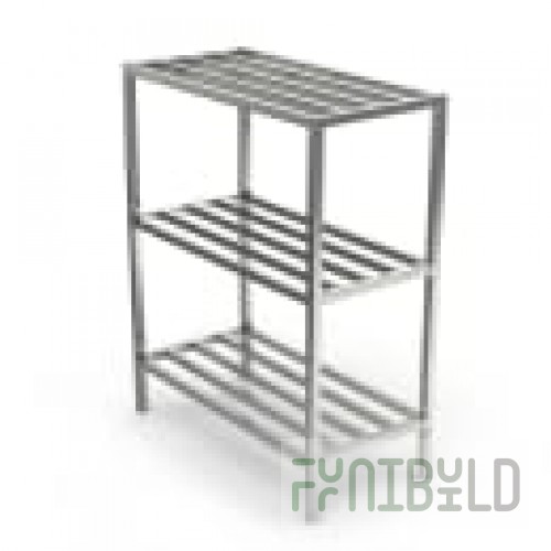 Winholt ALSCS-48-324-CM 48 Inch Cooler and Backroom Shelving Aluminum 3 Shelves
