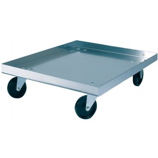 Winholt D-2020 20 Inch Cup and Glass Dolly with Steel Construction Gray
