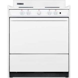 Summit WEM2171Q 30 Inch Electric Range 3.7 Cu Ft Porcelain Top White Summit WEM2171Q 30 Inch Electric Range 3.7 Cu Ft Porcelain Top White