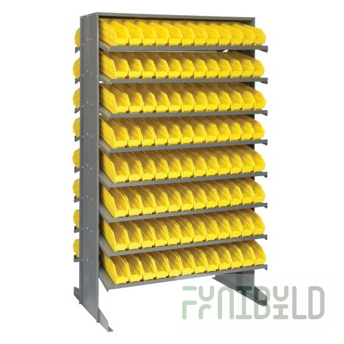 Quantum QPRD-100_RED Pick Rack Sloped Double-sided