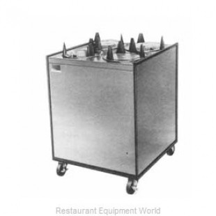 APW Wyott HML4-8 30 Inch Heated Dish Dispenser Mobile Enclosed Cabinet Stainless Steel APW Wyott HML4-8 30 Inch Heated Dish Dispenser Mobile Enclosed Cabinet Stainless Steel