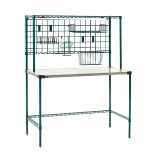 Metro SMSP2448NK3 48 Inch Super Erecta Prep Station with SmartWall System Stainless Steel