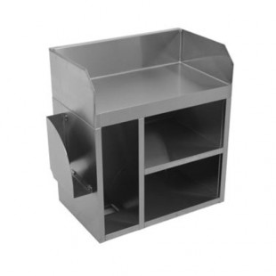 Glastender WS24 24 Inch Wait Station Stainless Steel with Marine Edge Glastender WS24 24 Inch Wait Station Stainless Steel with Marine Edge