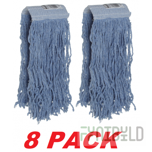Rubbermaid Commercial Products FGF13600BL00 16 Oz Synthetic Mop Head Blue