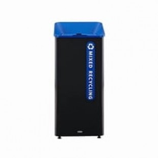 Rubbermaid 2078980 Sustain Decorative Mixed Recycling Container Indoor Use 23 Gallon Rubbermaid 2078980 Sustain Decorative Mixed Recycling Container Indoor Use 23 Gallon