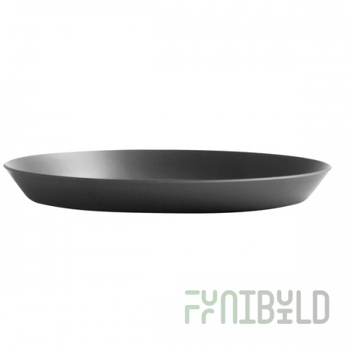 Vollrath PC10SHC 10 Inch Pizza Pan Press Cut 14 Gauge Aluminum Hard Coat Anodized Finish