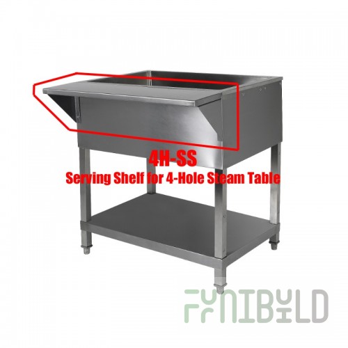 Klinger's Trading 2HSS Serving Shelf Stainless Steel 32