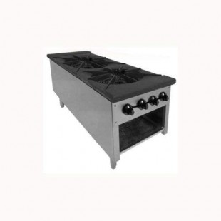 GSW USA AESP2-3R24NG 42 Inch Double Burner Gas Stock Pot Range 180000 BTU GSW USA AESP2-3R24NG 42 Inch Double Burner Gas Stock Pot Range 180000 BTU