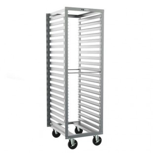 Metro RD13NA120 Mobile Bun Pan Rack 18 Inch x 26 Inch Aluminum with Pan Stop Metro RD13NA120 Mobile Bun Pan Rack 18 Inch x 26 Inch Aluminum with Pan Stop