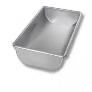 Chicago Metallic 24100 6-3/16 Inch Hearth Bread Pan Single Aluminized Steel with Glaze