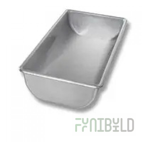 Chicago Metallic 24100 6-3/16 Inch Hearth Bread Pan Single Aluminized Steel with Glaze