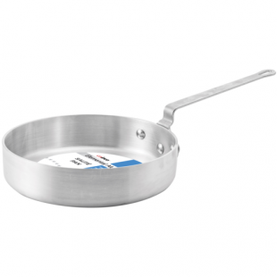 Winco AXST-3 3 Quart Aluminum Sauté Pan Round Riveted Handle Without Cover