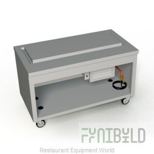 Duke TFT-60PG 60 Inch Mobile Frost Top Unit with Refrigerated Display