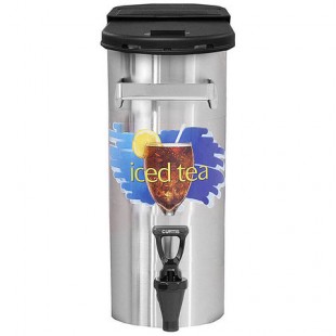 Curtis TCN1510 6-1/4 Inch Iced Tea Dispenser Brew-through Lid Stainless Steel Curtis TCN1510 6-1/4 Inch Iced Tea Dispenser Brew-through Lid Stainless Steel