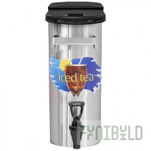 Curtis TCN1510 6-1/4 Inch Iced Tea Dispenser Brew-through Lid Stainless Steel