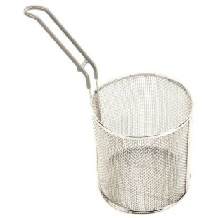 Pitco B4509901 6-1/4 Inch Round Pasta Basket with Front Handle Stainless Pitco B4509901 6-1/4 Inch Round Pasta Basket with Front Handle Stainless