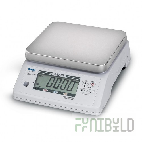 Yamato PPC-300-II-10 10 Pound Digital Portion Control Scale Stainless Steel with Removable Platform