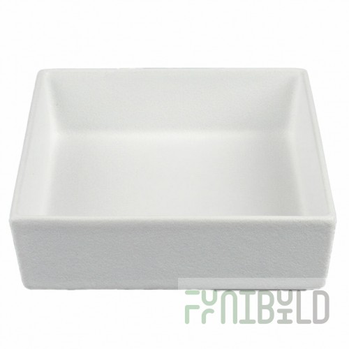 GET Enterprises COMP30 30.05 Oz Square Salad Bar Bowl With Resin Coating