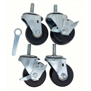 Beverage Air 61C01-013A 3 Inch Casters Set of 4 for DP46/67/93 and CDR Series Beverage Air 61C01-013A 3 Inch Casters Set of 4 for DP46/67/93 and CDR Series