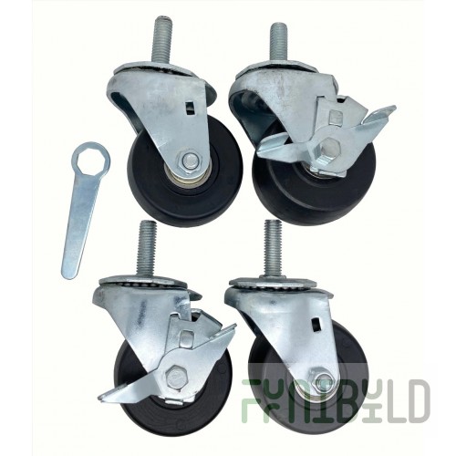 Beverage Air 61C01-013A 3 Inch Casters Set of 4 for DP46/67/93 and CDR Series