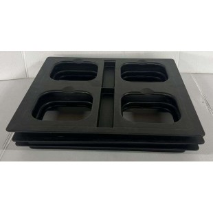 San Jamar MODMP161 Insert Only Accommodates Four 1/6 GN Pans NSF