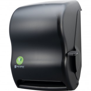 Carlisle T1100REBK 13 Inch Black Manual Roll Towel Dispenser with EcoLogic Carlisle T1100REBK 13 Inch Black Manual Roll Towel Dispenser with EcoLogic