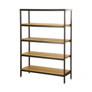 Cal Mil 23414-48-99 48 Inch Width Four Tier Display Stand Madera Wood Cal Mil 23414-48-99 48 Inch Width Four Tier Display Stand Madera Wood