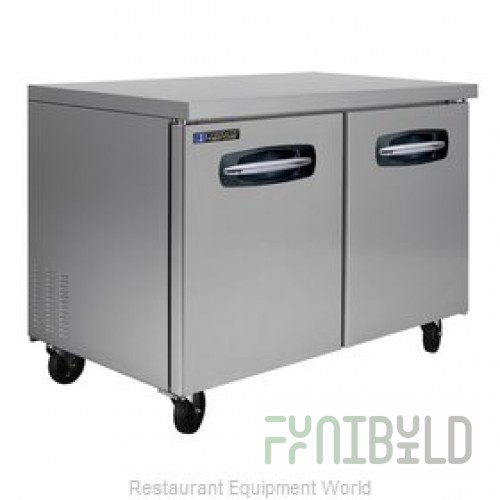 Master-Bilt MBUF48 48 Inch Two Section Undercounter Freezer with R290 Refrigerant