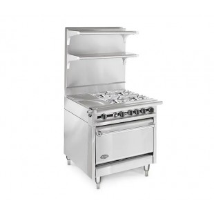 American Range HD34-23TG-2-O_LP 34 Inch Gas Range with 2 Burners 37000 BTU
