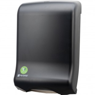 Carlisle T1700REBK Paper Towel Dispenser Wall Mounted Black with High Capacity Carlisle T1700REBK Paper Towel Dispenser Wall Mounted Black with High Capacity