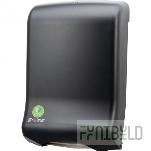Carlisle T1700REBK Paper Towel Dispenser Wall Mounted Black with High Capacity